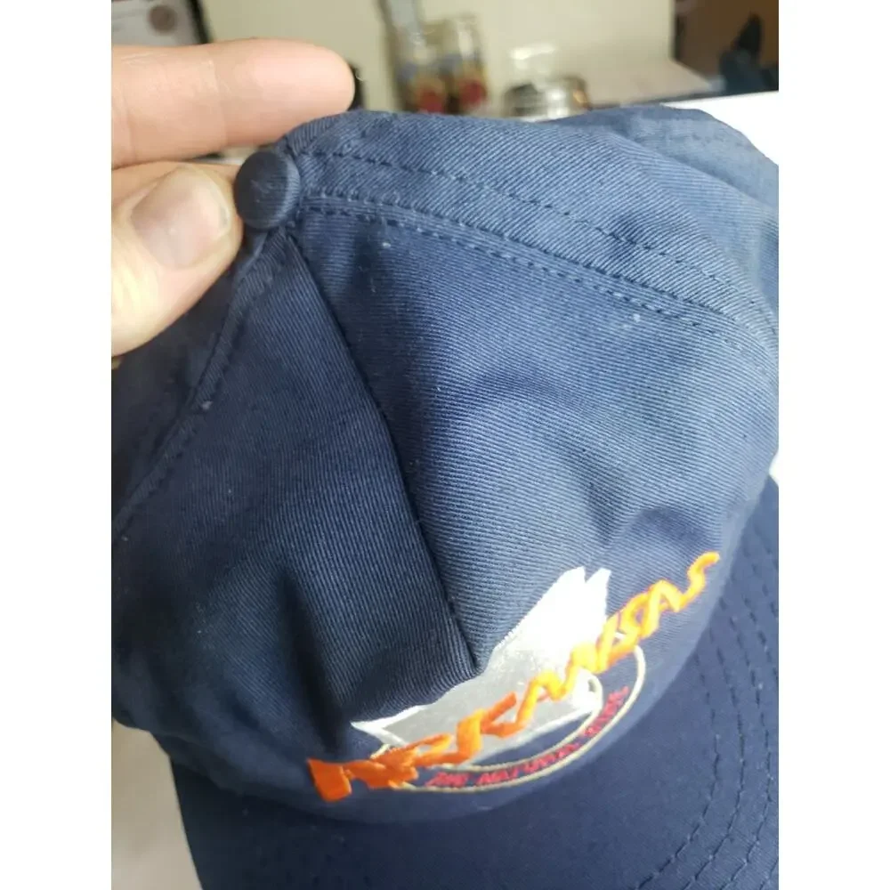 Vintage 80s 90s Arkansas The Natural State Embroidered Hat USA Union Made